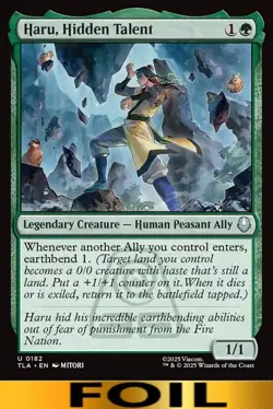 Haru, Hidden Talent ** FOIL #182 ** Avatar: The Last Airbender - CUC NM MTG - Image 1