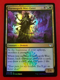 1x Daemogoth Woe-Eater | FOIL | Strixhaven School of Mages | MTG Magic Cards - Image 1