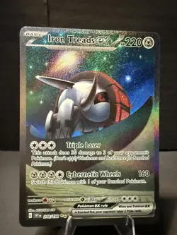 Iron Treads ex SAR 248/198 SV01 Scarlet & Violet Holo Pokemon Card - Image 1
