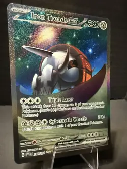 Iron Treads ex SAR 248/198 SV01 Scarlet & Violet Holo Pokemon Card - Image 2