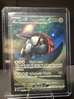 Iron Treads ex SAR 248/198 SV01 Scarlet & Violet Holo Pokemon Card - Image 3
