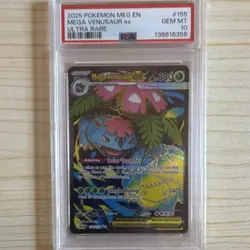 Pokemon Mega Venusaur ex 155/132 PSA 10 Ultra Rare Holo - Image 1