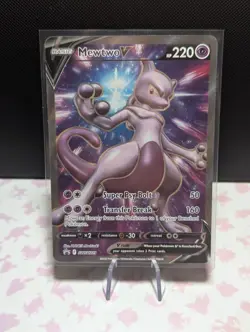 Pokemon Card Mewtwo V SWSH229 Sword & Shield Promo Holo Rare NM - Image 1