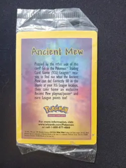 Ancient Mew 1999 - 2000 Promo Card OBO - Image 2