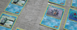VTG Pokemon Cards 1999 Blue MISTY'S Water LOT 18 Gamefreak GC - Image 5