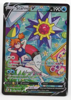 Pokemon TCG: Astral Radiance TG *Foil* Starmie V (TG13/TG30) Light Play - Image 1