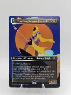 Syr Vondam, Sunstar Exemplar (Borderless) Edge of Eternities Foil - Image 1