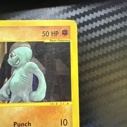 Machop Common Normal Expedition 117/165 Vintage E-Reader Pokemon Card LP- - Image 3