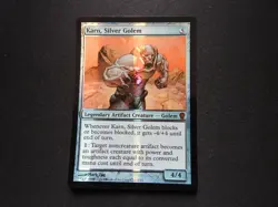 Karn, Silver Golem FOIL LP/MP [From the Vault: Relics] Mtg Magic Free Tracking! - Image 1