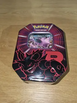 Pokemon TCG Team Rocket Nidoking EX Tin – German – Factory Sealed 2025 - Image 1