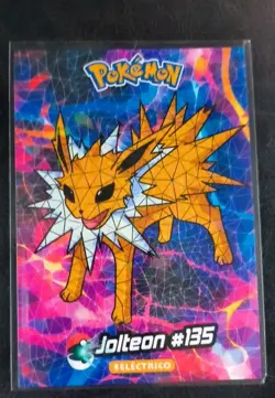 Pokemon Jolteon 135 Cracked Ice Holo 2024 Crystal Card Collection Peru US Seller - Image 2