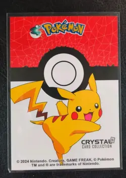 Pokemon Jolteon 135 Cracked Ice Holo 2024 Crystal Card Collection Peru US Seller - Image 3