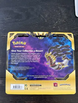 2016 Pokemon Giratina 3-Booster Factory Sealed Blister Pack English - Image 2