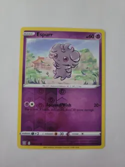 Pokemon TCG Espurr Sword & Shield Battle Styles 060/163 Reverse Holo Common NM - Image 1