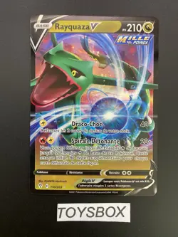 Carte Pokemon Rayquaza V 110/203 / Bloc EB Evolutions Celeste EB7 / NEUF FR - Image 2