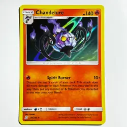 Chandelure 30/236 Holo Rare Card SM - Unified Minds Pokemon TCG LP - Image 1