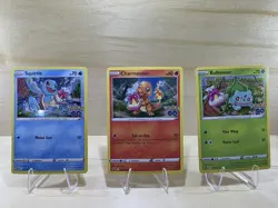 Pokemon GO Squirtle Charmander Bulbasaur Promo Holo Basic Cards Lot - Image 1
