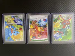 Pokemon 30th First Partner Promo Set - Charmander Squirtle Bulbasaur - MEP, NM - Image 1