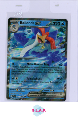 BAILONDA EX POKEMON 052/193 2023 SCARLET & VIOLET PALDEA EVOLVED GERMAN - Image 1