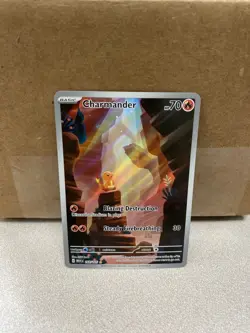 Pokemon Charmander Illustration Rare Holo 168/165 Scarlet & Violet 151 English - Image 1