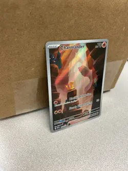 Pokemon Charmander Illustration Rare Holo 168/165 Scarlet & Violet 151 English - Image 2