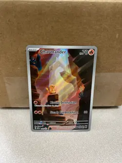 Pokemon Charmander Illustration Rare Holo 168/165 Scarlet & Violet 151 English - Image 5