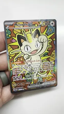 Meowth ex 121/088 ENGLISH Special Illustration Rare - Perfect Order SIR Pokemon - Image 2