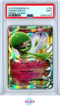 GARDEVOIR EX PRIMAL CLASH POKEMON XY PRIMAL CLASH 2015 105 PSA 9 - Image 1