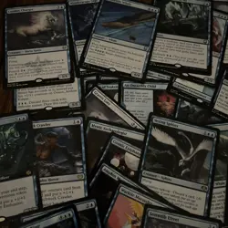 50 Blue MTG Rares - Magic the Gathering mixed Lot - Image 1