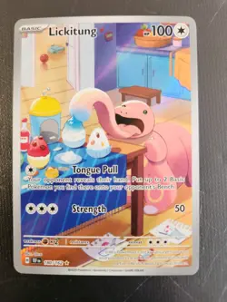 Lickitung 180/162 - Temporal Forces Illustration Rare Pokemon TCG NM - Image 1