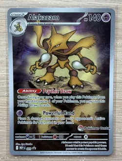 Alakazam 009 Mega Evolution Pokemon Center Black Star Promo - Image 1