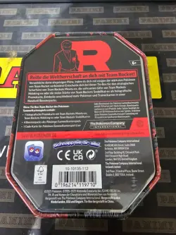 Pokemon TCG Team Rocket Mewtwo EX Tin – German – Factory Sealed 2025 - Image 2