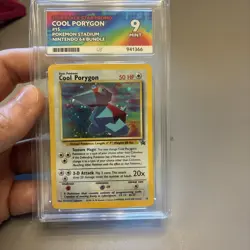 Pokemon Porygon Black Star Promo 15 Holo Cool Porygon 2000 Ace 9 MINT - Image 1
