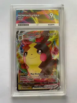 Pokemon Morpeko VMAX 038/072 2021 Shining Fates Holo Ace 9 Mint - Image 1
