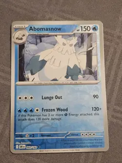 ABOMASNOW - 60/182 Destined Rivals NM - Reverse Holo Uncommon - Pokemon TCG Card - Image 1