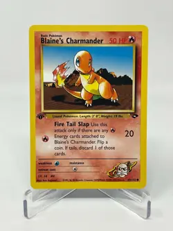 Pokemon Gym Challenge 1st Edition Blaine's Charmander 60/132 Regular NM - Image 1