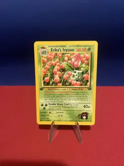 Pokemon Gym Challenge 1st Edition Erika's Ivysaur 41/132 Regular LP - Image 1