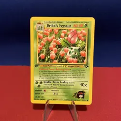 Pokemon Gym Challenge 1st Edition Erika's Ivysaur 41/132 Regular LP - Image 2