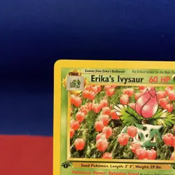Pokemon Gym Challenge 1st Edition Erika's Ivysaur 41/132 Regular LP - Image 3