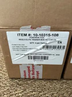 X1 Pokemon Center ME ETB Elite Trainer Box Case Empty - Ascended Heroes ME 2.5 - Image 5