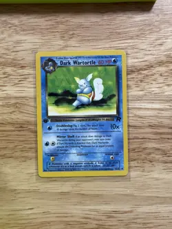Dark Wartortle 46/82 Team Rocket Regular 1st Edition Vintage Pokemon TCG - Image 1