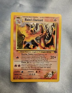 Pokemon TCG Blaine's Charizard Gym Challenge 2 Holo Rare Card 2/132 Unlimited - Image 1