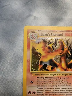 Pokemon TCG Blaine's Charizard Gym Challenge 2 Holo Rare Card 2/132 Unlimited - Image 4