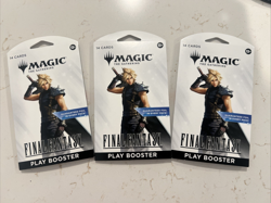 Lot Of 3 Magic the Gathering Final Fantasy Play Booster Packs Sealed - Image 1