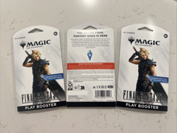 Lot Of 3 Magic the Gathering Final Fantasy Play Booster Packs Sealed - Image 2
