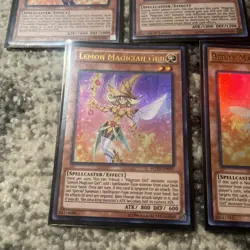 YUGIOH Magician Girl Set - Kiwi Apple Lemon Berry Chocolate MVP1 Ultra Rare NM - Image 2