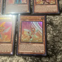 YUGIOH Magician Girl Set - Kiwi Apple Lemon Berry Chocolate MVP1 Ultra Rare NM - Image 3
