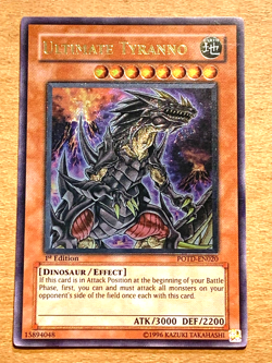 yugioh Ultimate Tyranno POTD-EN020 Ultimate Rare 1st Edition near mint - Image 1