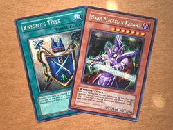 yugioh Dark Magician Knight & knights title ROD-EN001 & ROD-EN002 secret Played - Image 2