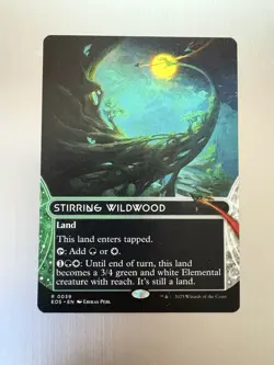 Stirring Wildwood - 39 - MTG: Edge of Eternities: Stellar Sights - Borderless - Image 1